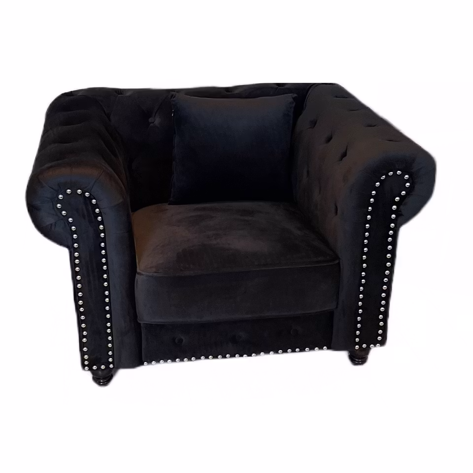 Chesterfield Velvet Sofagruppe 3+2+1