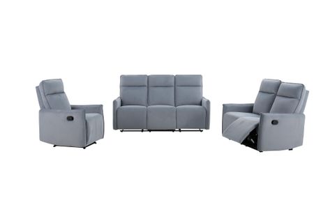Dream Reclinersofa 3 + 2 + 1 Sett - Grå