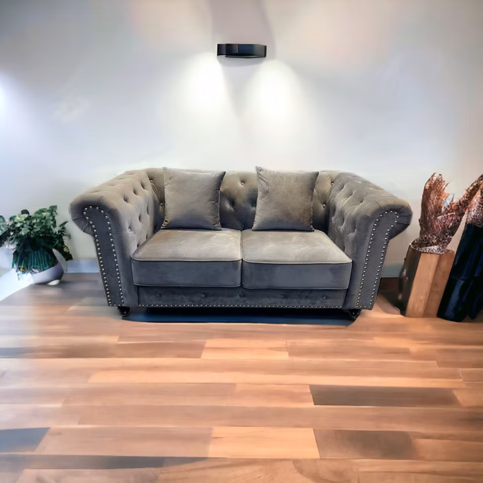 Chesterfield Velvet Sofagruppe 3+2+1