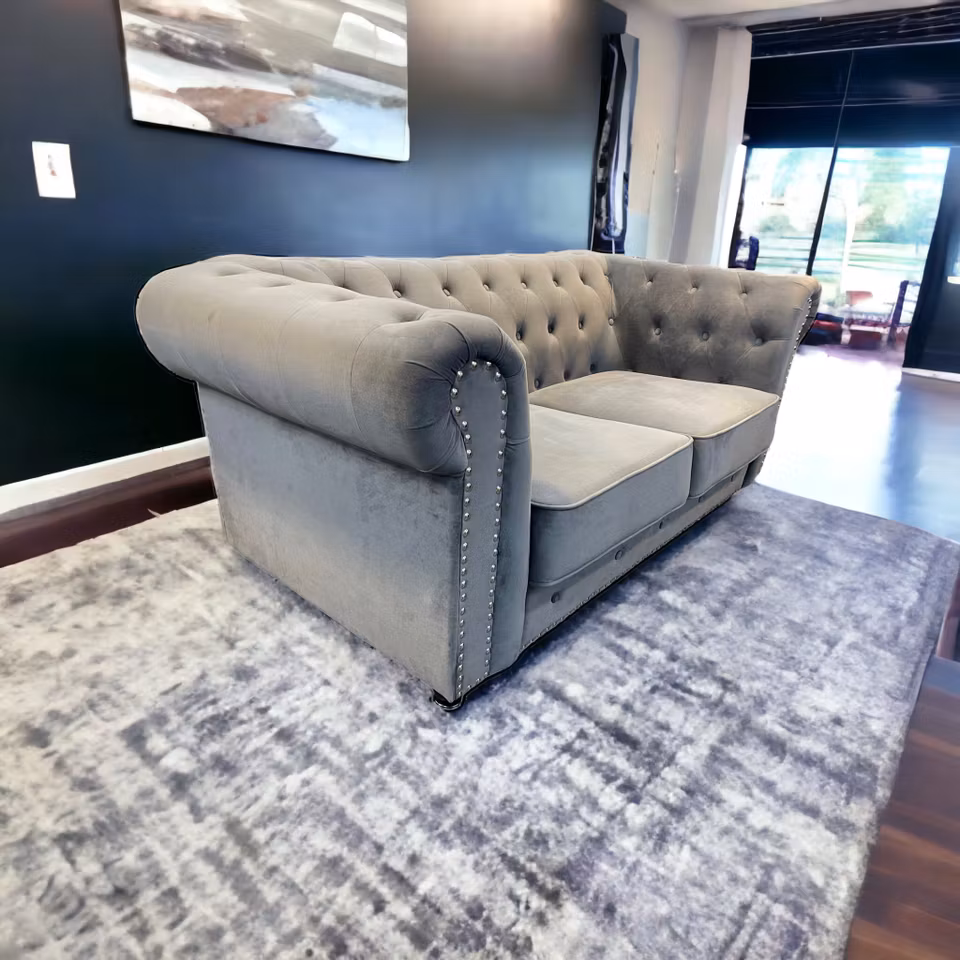 Chesterfield Velvet Sofagruppe 3+2+1