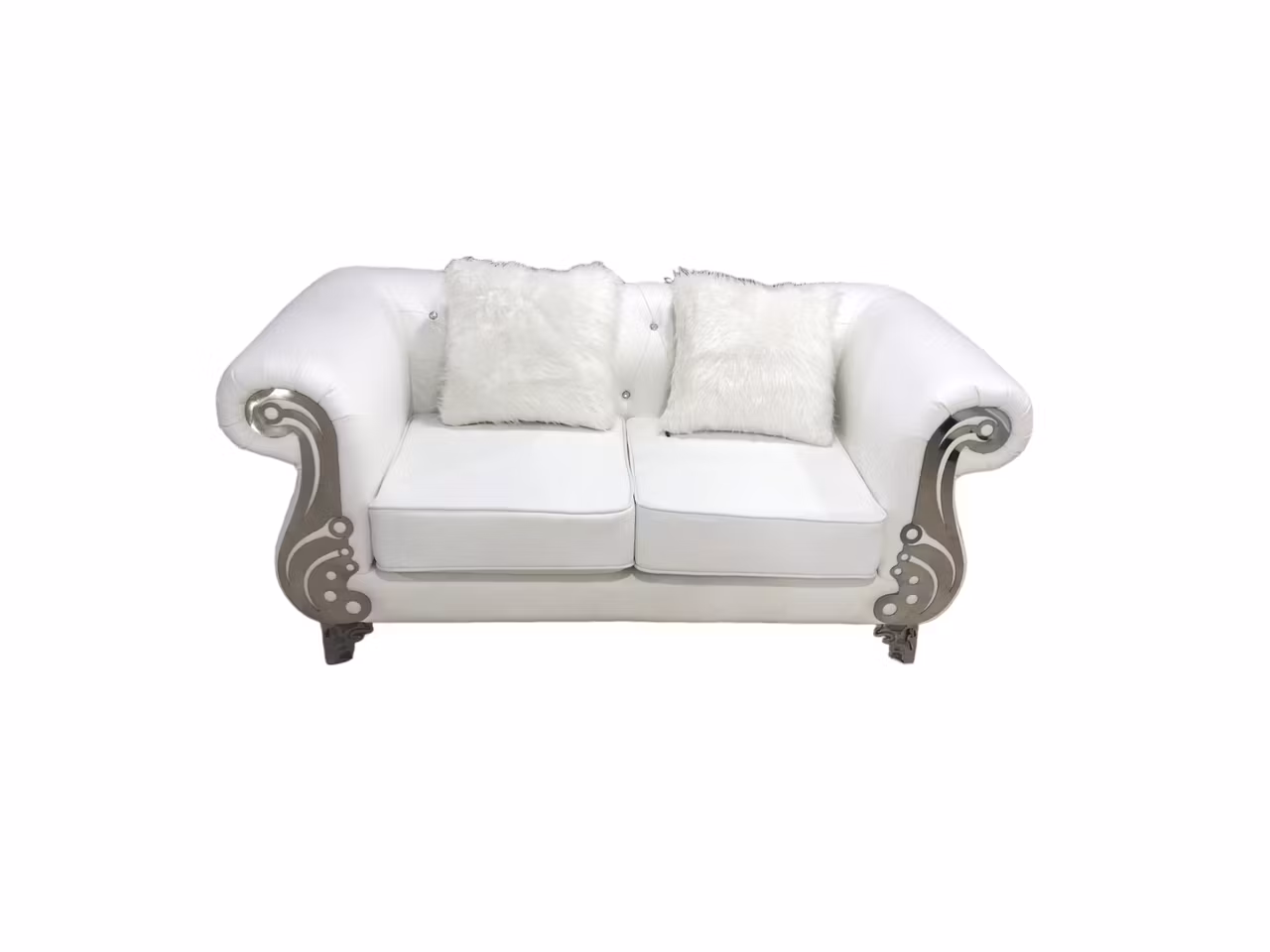 Flora Sofagruppe 3 + 2 + 1 + 1 - Ekte skinn