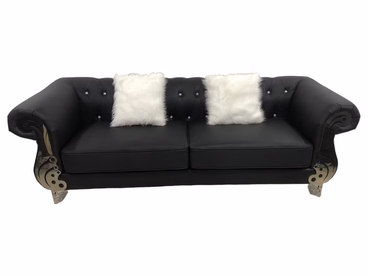 Flora Sofagruppe 3 + 2 + 1 + 1 - Ekte skinn