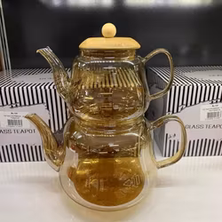 Te-kanne i glass 1.5L + 0,5L - ZF