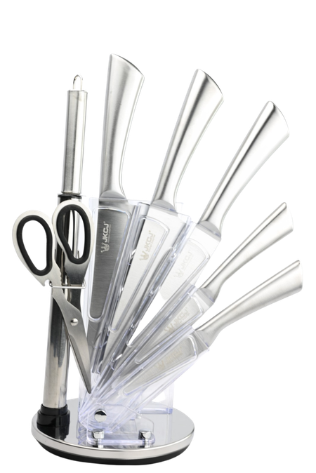 Kniv sett 7 deler + holder - JKCJ Kitchen supplies