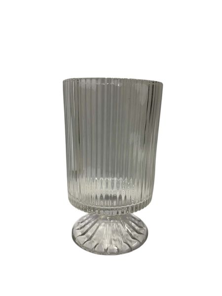1stk. Drikkeglass i stripete design