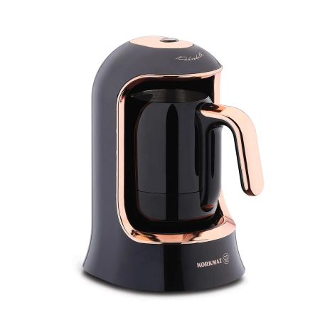 Korkmaz A860-09 Kaffemaskin – Svart/Rose/Gull