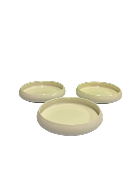 3 x Queens Porcelain tallerken 19cm