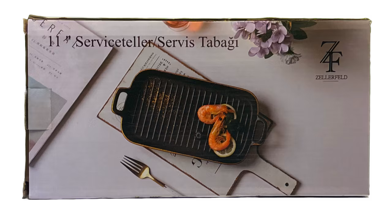 Serveringsfat Med Riller
