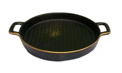 Serveringsfat Rillet rund