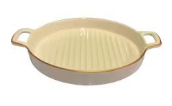 Serveringsfat Rillet rund