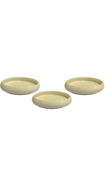 3 x Queens Porcelain tallerken 19cm