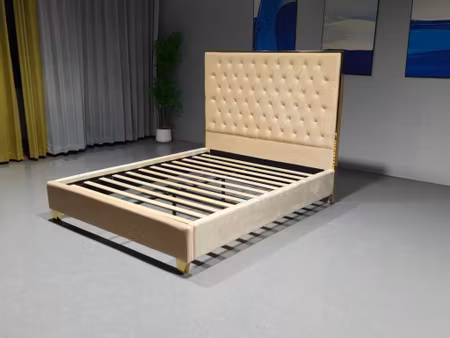 Monaco Sengeramme - 160x200cm - Svart og Beige