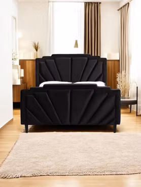 Imperial Sengeramme - 180x200cm - Svart og Beige