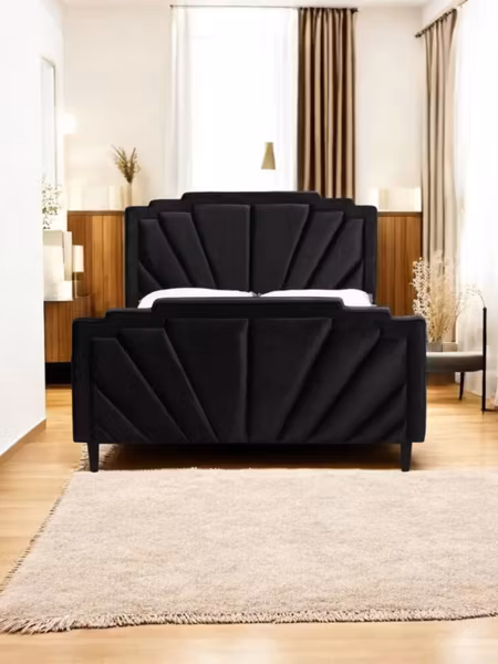 Imperial Sengeramme - 180x200cm - Svart og Beige