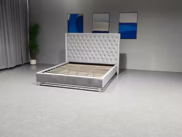 Carmen Sengeramme - 180x200cm - Svart og Lysegrå