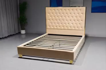 Monaco Sengeramme - 160x200cm - Svart og Beige