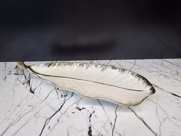 Leaf B Serveringsfat - Porselen