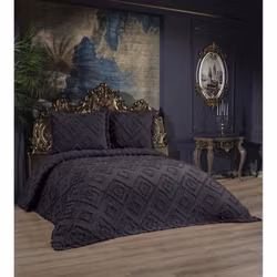 Sengesett i 3 deler - Camelia Antrasitt