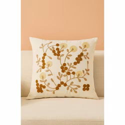 Putetrekk 45x45 - Botanic Beige