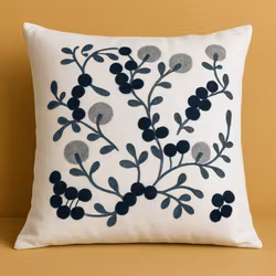 Putetrekk 45x45 - Botanic Blå