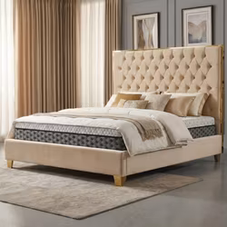 Monaco 160x200cm Seng inkl. Madrass - Foamy 160x200cm