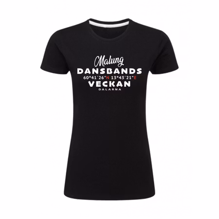 T-Shirt Malung Svart Dam