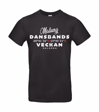 T-Shirt Svart Malung