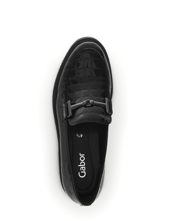 Lackmönstrad Loafer Gabor