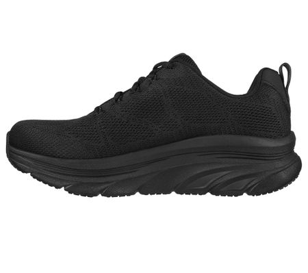 Svart Sneakers Skechers Vattentät