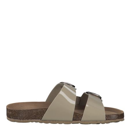 Beige Läder Sandal