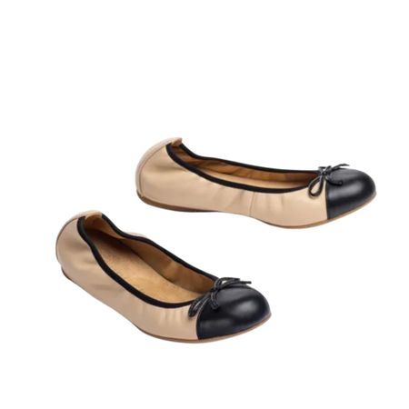 Mjuk Beige Ballerinasko