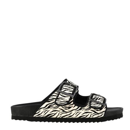 Zebra Sandal med Dubbla Band