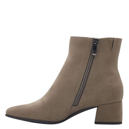 Grå Ankelboots i Veganskt Material – Bekvämlighet med Stil