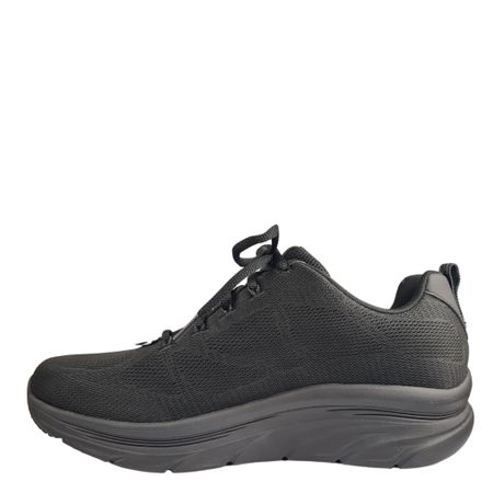 Skechers D'lux Walker: Svart vattentät sneaker med Memory Foam Sula