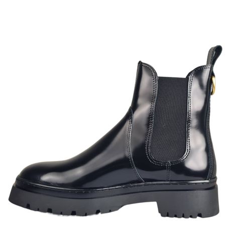 Chelsea Boot i blanksvart läder från GANT