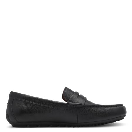 Klassisk svart herrloafer i läder – Tamaris