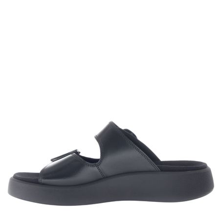 Gabor svart slip-in sandal med spännen