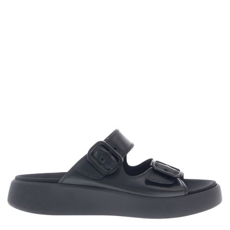 Gabor svart slip-in sandal med spännen