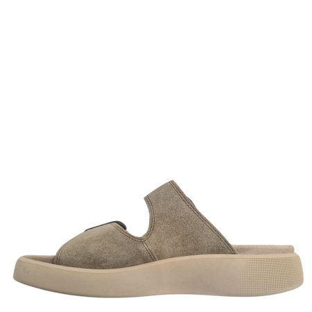 Gabor grå slip-in sandal med spännen