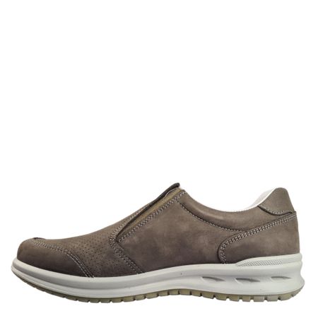Luftig loafer i nubuck med stötdämpning