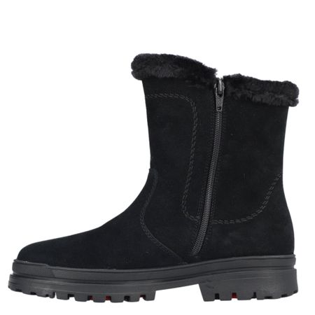 Svart Mocka Boot med Utfällbara Broddar