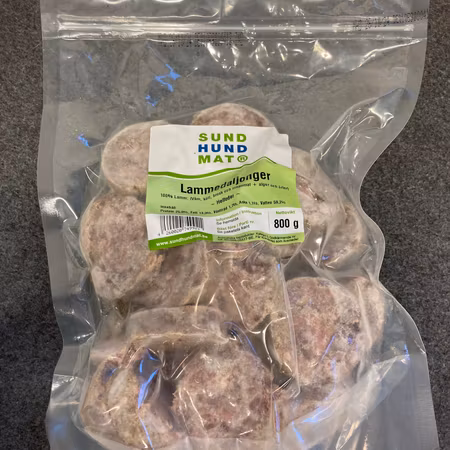Lammedaljonger 800g