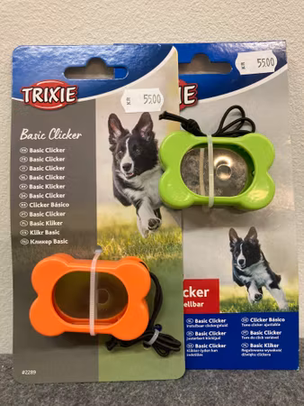 Trixie Klicker hundben/box