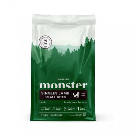 Monster GF Singles lamb Small bites 2kg