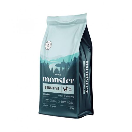 Monster Original Sensitive White fish 12 kg