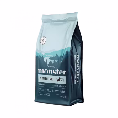 Monster Original Sensitive White fish 12 kg