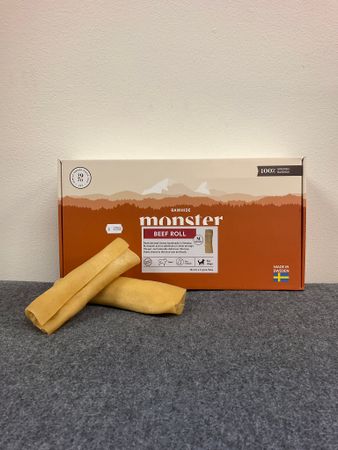 Monster Rawhide Beef Roll M 16 cm (1 st)