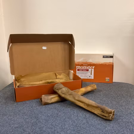 Monster Rawhide Beef Roll L 28cm box (5 st)