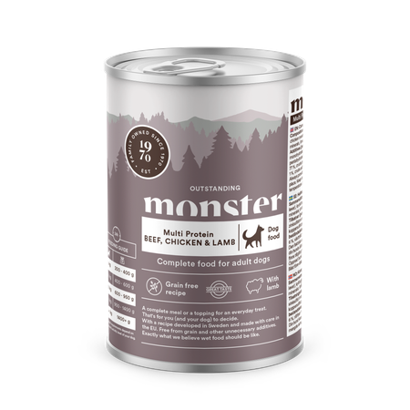 Monster Multi Beef/Chicken/Lamb burk 400g