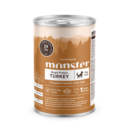 Monster Single Turkey burk 400g
